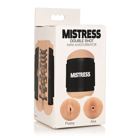 Curve Toys Mistress Double Shot Mini Masturbator Pussy & Ass Light - Not Very Vanilla