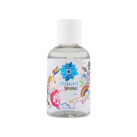 Sliquid Naturals Sparkle Pride Water-Based Lubricant 4.2 oz. - Not Very Vanilla