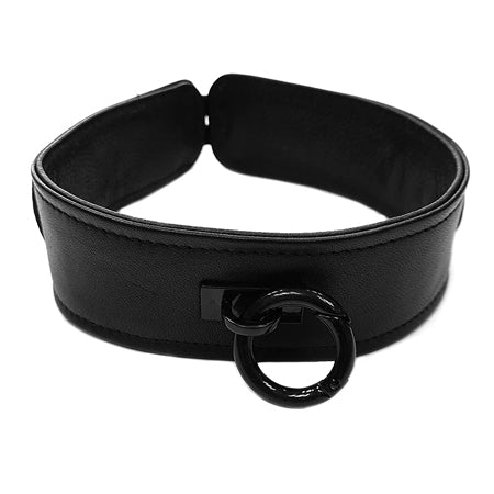 Rouge Leather Collar Black with Black Accessories - Not Very Vanilla