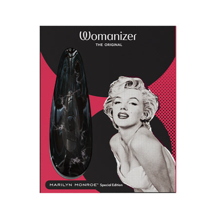 Womanizer x Marilyn Monroe Classic 2 Special Edition Pleasure Air Clitoral Stimulator Black Marble - Not Very Vanilla