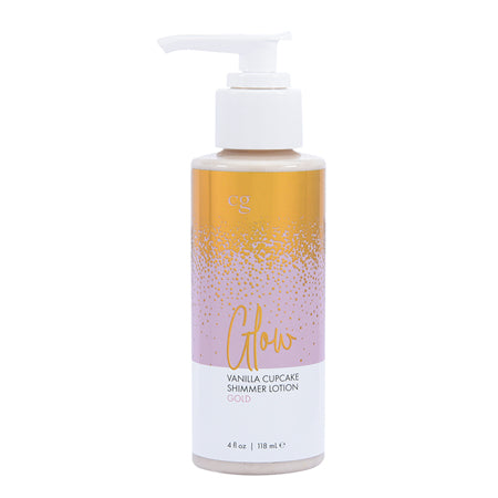 CG Glow Vanilla Cupcake Shimmer Lotion Gold 4 oz. - Not Very Vanilla