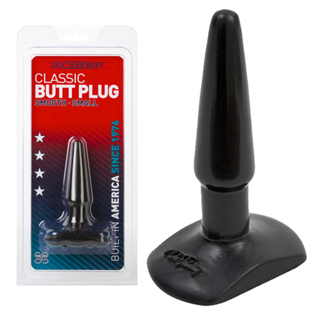 Small Butt Plug (Black) - Not Very Vanilla