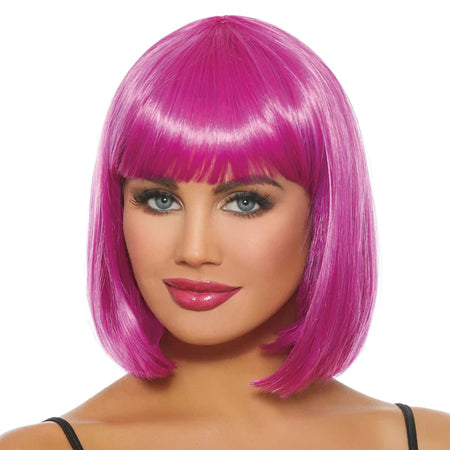 Mid-Length Bob Wig Magenta - Not Very Vanilla