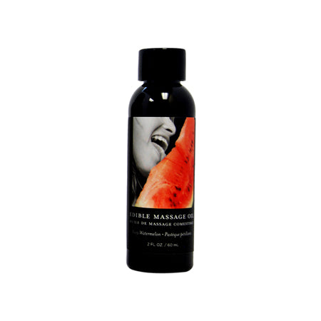 Earthly Body Edible Massage Lotion Watermelon 2 oz. - Not Very Vanilla