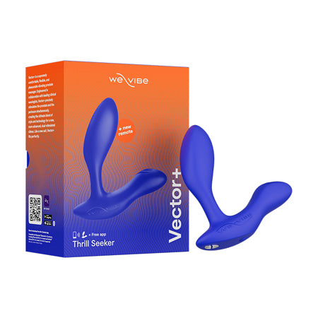 We-Vibe Vector+ Dual Stimulation Prostate Massager Royal Blue - Not Very Vanilla