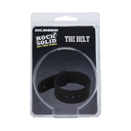 Rock Solid The Belt (Adjustable) Silicone C-Ring Black - Not Very Vanilla