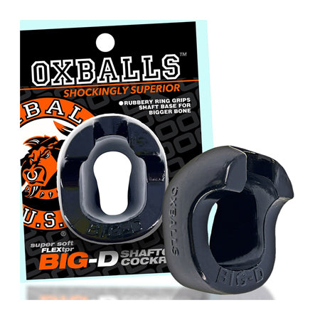 Oxballs Big-D Shaft Grip Cockring Black - Not Very Vanilla