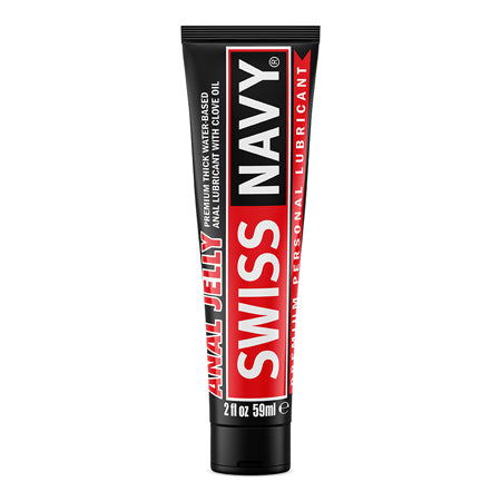 Swiss Navy Anal Jelly Premium Water Based Lubricant with Clove Oil 2 oz. - Not Very Vanilla