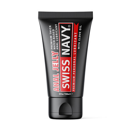 Swiss Navy Anal Jelly Premium Water Based Lubricant with Clove Oil 5 oz. - Not Very Vanilla