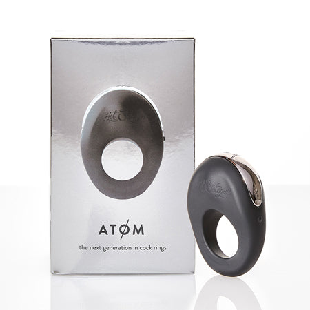 Hot Octopuss Atom Rechargeable Vibrating Cock Ring Black - Not Very Vanilla