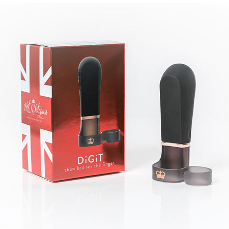 Hot Octopuss DiGiT Rechargeable Finger Vibrator Black - Not Very Vanilla