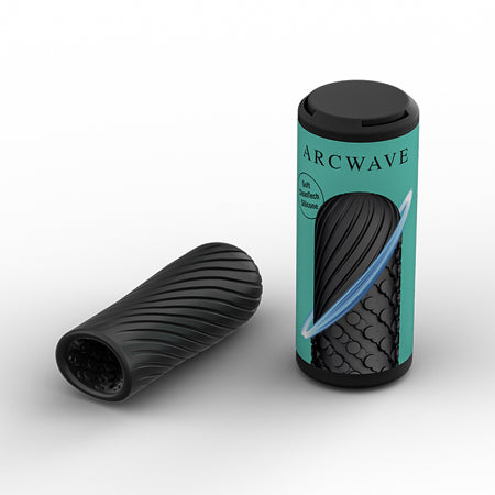 Arcwave Ghost Reversible Silicone Stroker Black - Not Very Vanilla