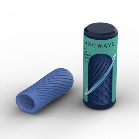 Arcwave Ghost Reversible Silicone Stroker Blue - Not Very Vanilla