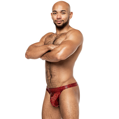 Male Power Disco Desire Bong Thong Black/Red S/M - Not Very Vanilla