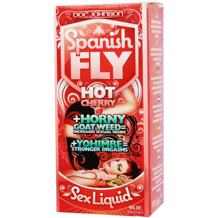 Spanish Fly Hot Cherry Sex Liquid 1 fl oz - Not Very Vanilla