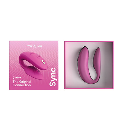 We-Vibe Sync 2 Rechargeable Silicone Couples Vibrator Rose - Not Very Vanilla