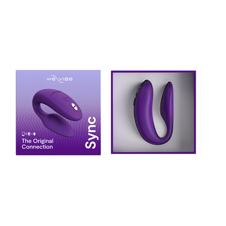 We-Vibe Sync 2 Rechargeable Silicone Couples Vibrator Purple - Not Very Vanilla