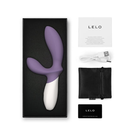 Lelo Loki Wave 2 Rechargeable Silicone Dual Stimulation Prostate Vibrator Violet Dust - Not Very Vanilla