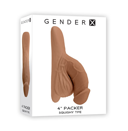 Gender X 4 in. Packer Medium - Not Very Vanilla