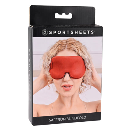 Sportsheets Saffron Blindfold with Memory Foam - Not Very Vanilla