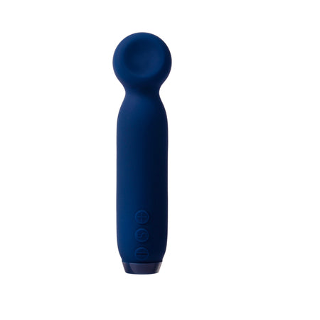 Je Joue Vita Rechargeable Silicone Wand Tip Bullet Vibrator Cobalt Blue - Not Very Vanilla