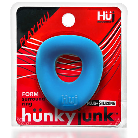 Hunkyjunk Form Surround Cockring Teal Ice - Not Very Vanilla