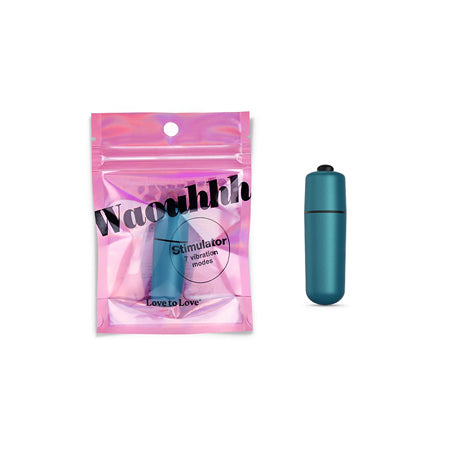 Love to Love Waouhhh Bullet Vibrator Teal Me - Not Very Vanilla