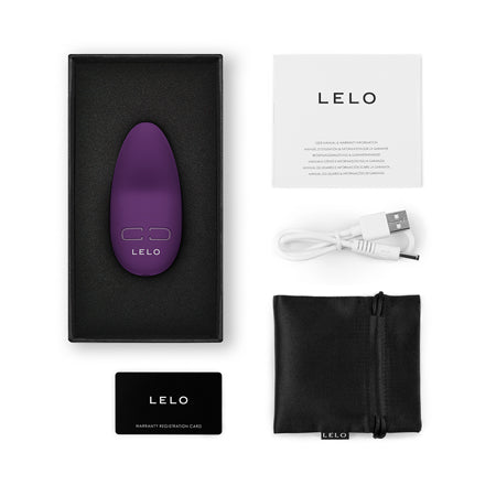 Lelo LILY 3 Rechargeable Mini Silicone Vibrator Dark Plum - Not Very Vanilla