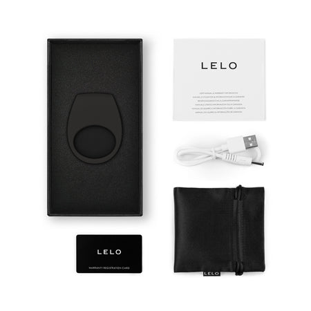 LELO TOR 3 Vibrating Cockring Black - Not Very Vanilla