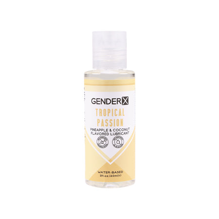 Gender X Tropical Passion Pineapple & Coconut Flavored Water-Based Lubricant 2 oz. - Not Very Vanilla