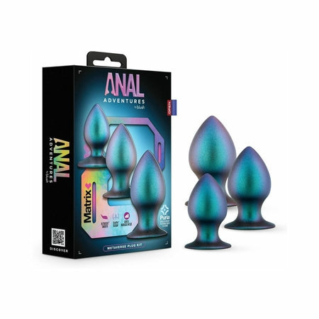 Anal Adventures Matrix Metaverse Plug Kit Dark Millenia - Not Very Vanilla