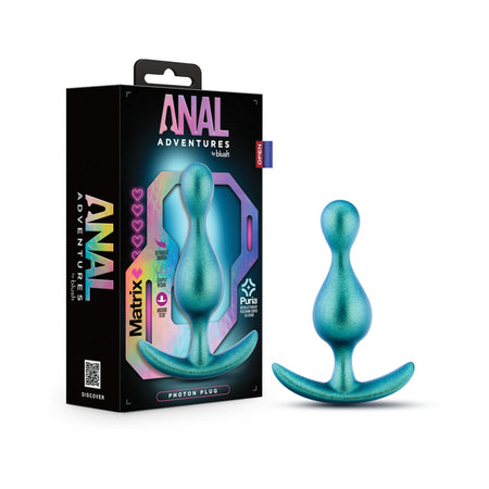 Anal Adventures Matrix Photon Plug Neptune Teal - Not Very Vanilla