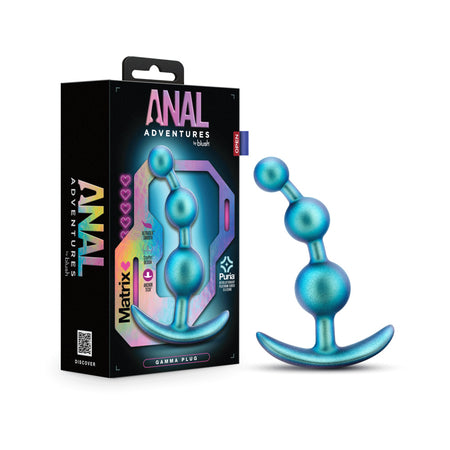 Anal Adventures Matrix Gamma Plug Neptune Teal - Not Very Vanilla