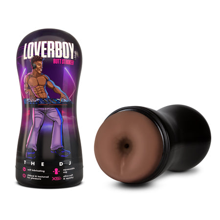 Loverboy The DJ Self-Lubricating Anal Stroker Brown - Not Very Vanilla