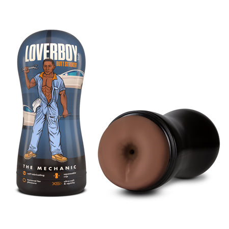 Loverboy The Mechanic Self-Lubricating Anal Stroker Brown - Not Very Vanilla