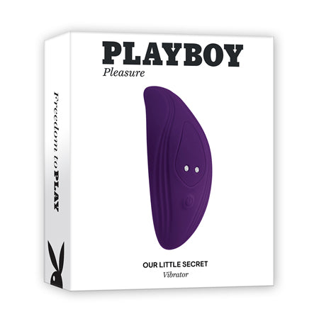 Playboy Our Little Secret Rechargeable Remote Controlled Silicone Underwear Vibrator Acai - Not Very Vanilla