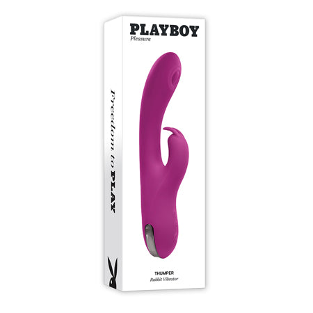 Playboy Thumper Rechargeable Tapping Silicone Dual Stimulation Vibrator Wild Star - Not Very Vanilla