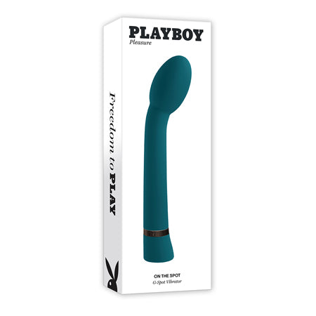 Playboy On The Spot Rechargeable Silicone G-Spot Vibrator Deep Teal - Not Very Vanilla