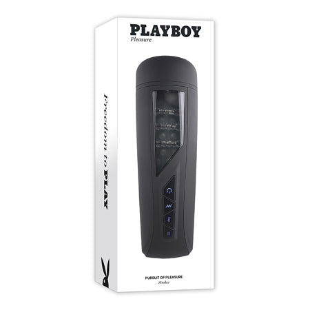 Playboy Pursuit Of Pleasure Rechargeable Vibrating Beaded Stroker - Not Very Vanilla