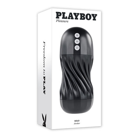 Playboy Solo Rechargeable Sucking Vibrating Masturbator - Not Very Vanilla