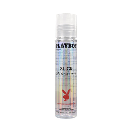 Playboy Slick Flavored Water-Based Lubricant Strawberry 1 oz. - Not Very Vanilla