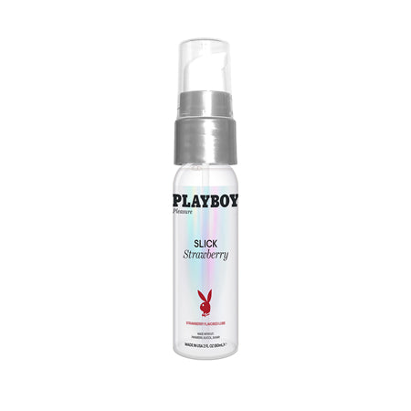 Playboy Slick Flavored Water-Based Lubricant Strawberry 2 oz. - Not Very Vanilla