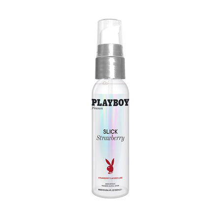 Playboy Slick Flavored Water-Based Lubricant Strawberry 4 oz. - Not Very Vanilla