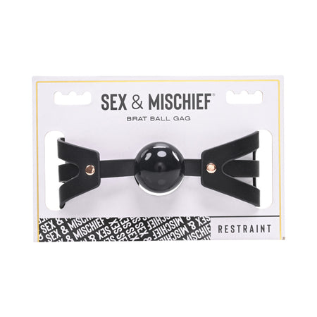 Sportsheets Sex & Mischief Brat Ball Gag - Not Very Vanilla