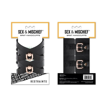 Sportsheets Sex & Mischief Brat Handcuffs - Not Very Vanilla