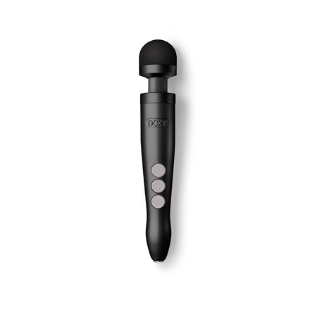 Doxy Die Cast 3R Rechargeable Compact Wand Vibrator Matte Black - Not Very Vanilla