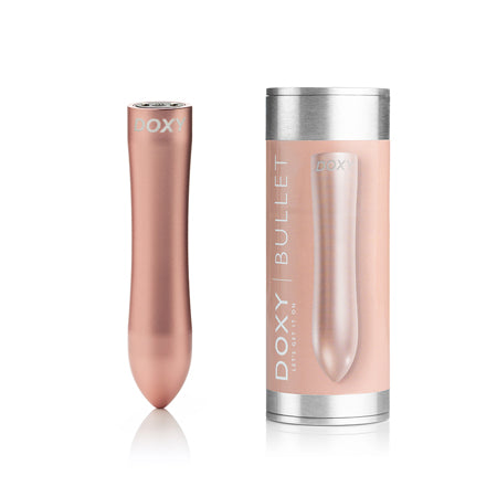 Doxy Bullet Rechargeable Vibrator Rose Gold - Not Very Vanilla