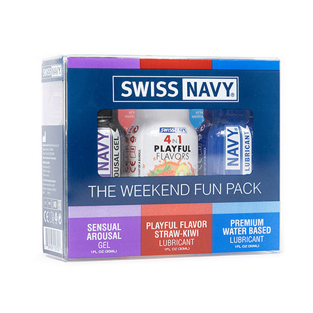 Swiss Navy Weekend Fun Pack 3-Piece 1 oz. - Not Very Vanilla