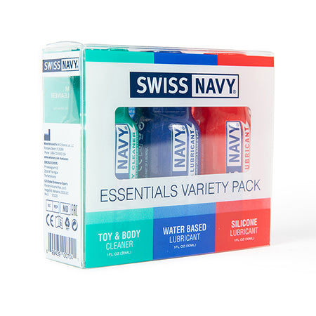 Swiss Navy Essentials Variety Pack 3-Piece 1 oz. - Not Very Vanilla