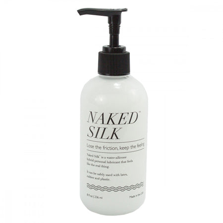 Naked Silk Hybrid Lubricant 8.7 oz. - Not Very Vanilla